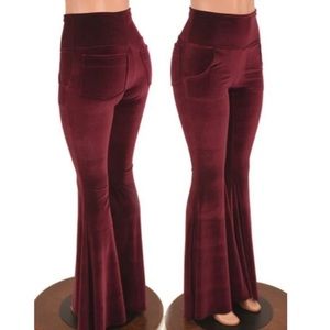 ❤️Super♥️Stretch❣️Soft❣️Velvet♥️Plush❤️❣️bell bottoms Super flares